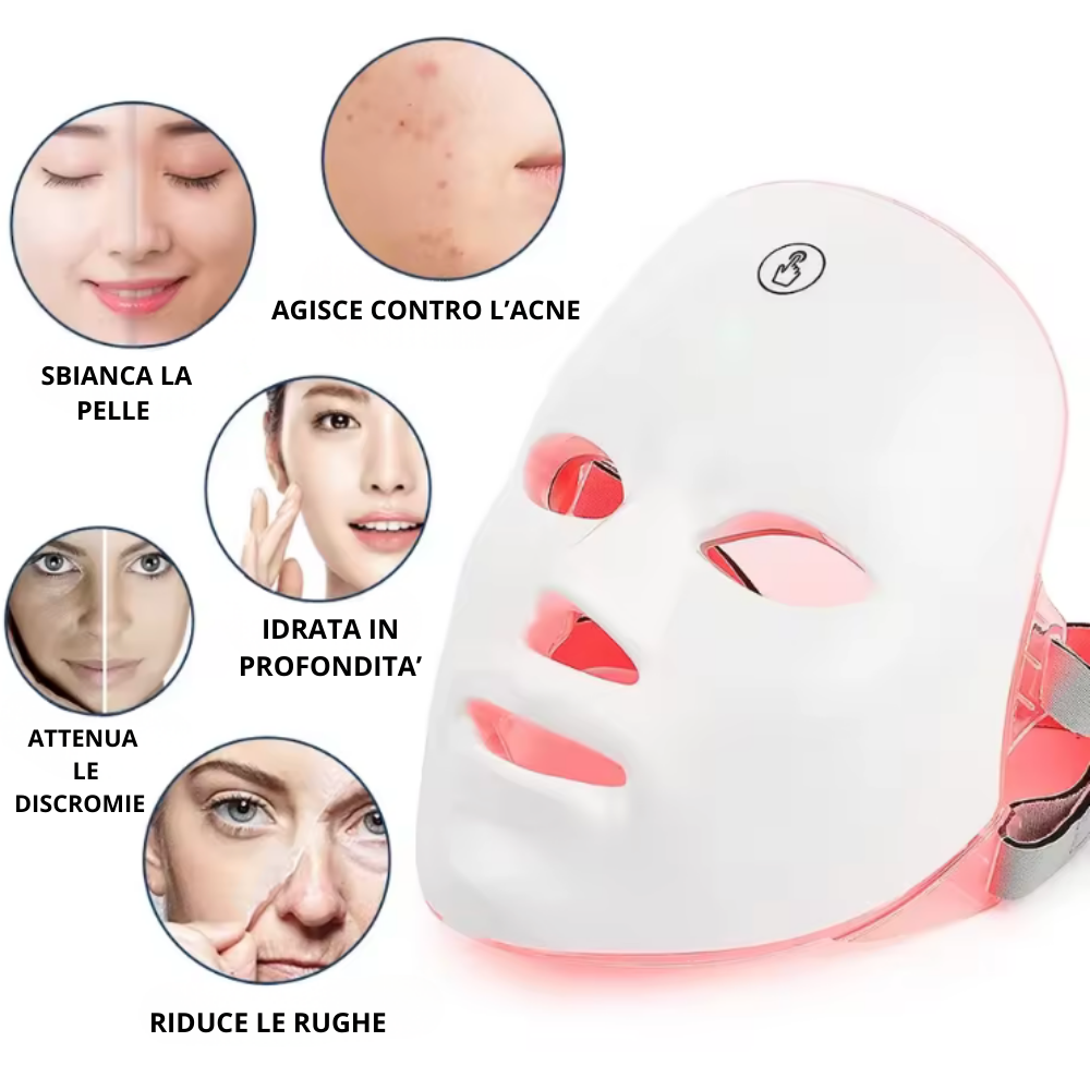 MASCHERA LED VISO